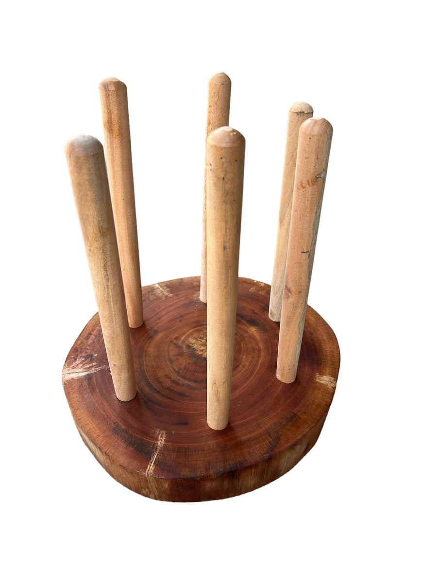 Didgeridoo Stand display Wood 15" diameter Heavy Strong Stable Terre.USA