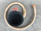 Didgeridoo, Baked wood Didgehorn Maori E, 15"