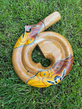 Didgeridoo, Didghorn Mahagoni, spiral, 12" diameter Painted