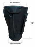 Djembe bag , double layer, Height: 23", Top Dia: 16"