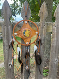 Handmade Brown Reptile Dream Catcher: 26" x 8.5"Beauty