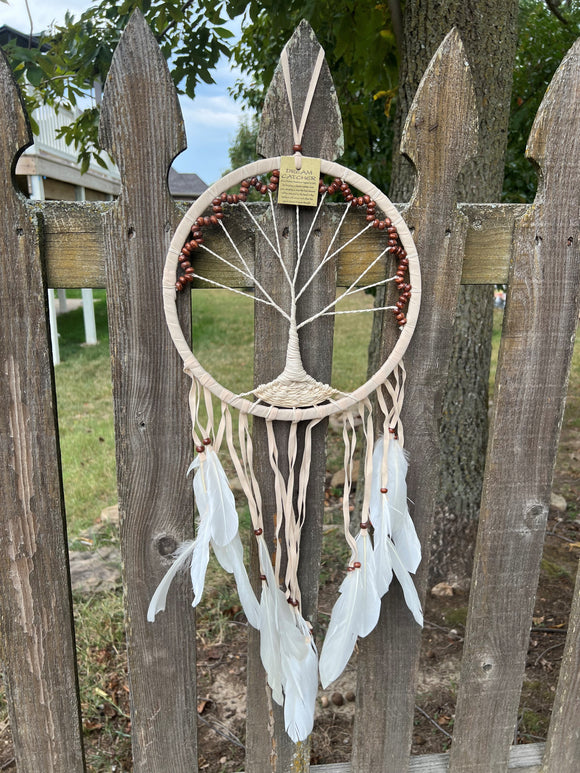 Dream Catcher Tree Suede White – 32