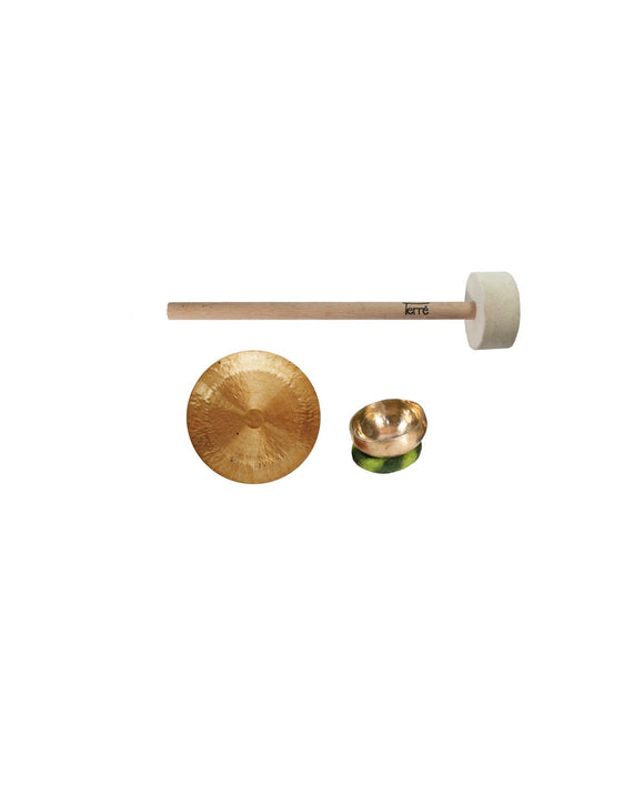 Stick or Mallet for Singing Bowl Crystal Bowl Gong, Wood with Leather or soft Felt（Felt L）