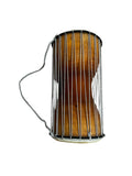 Professional Talking Drum Mahogany Wood Goatskin 16" Tall 9" Head