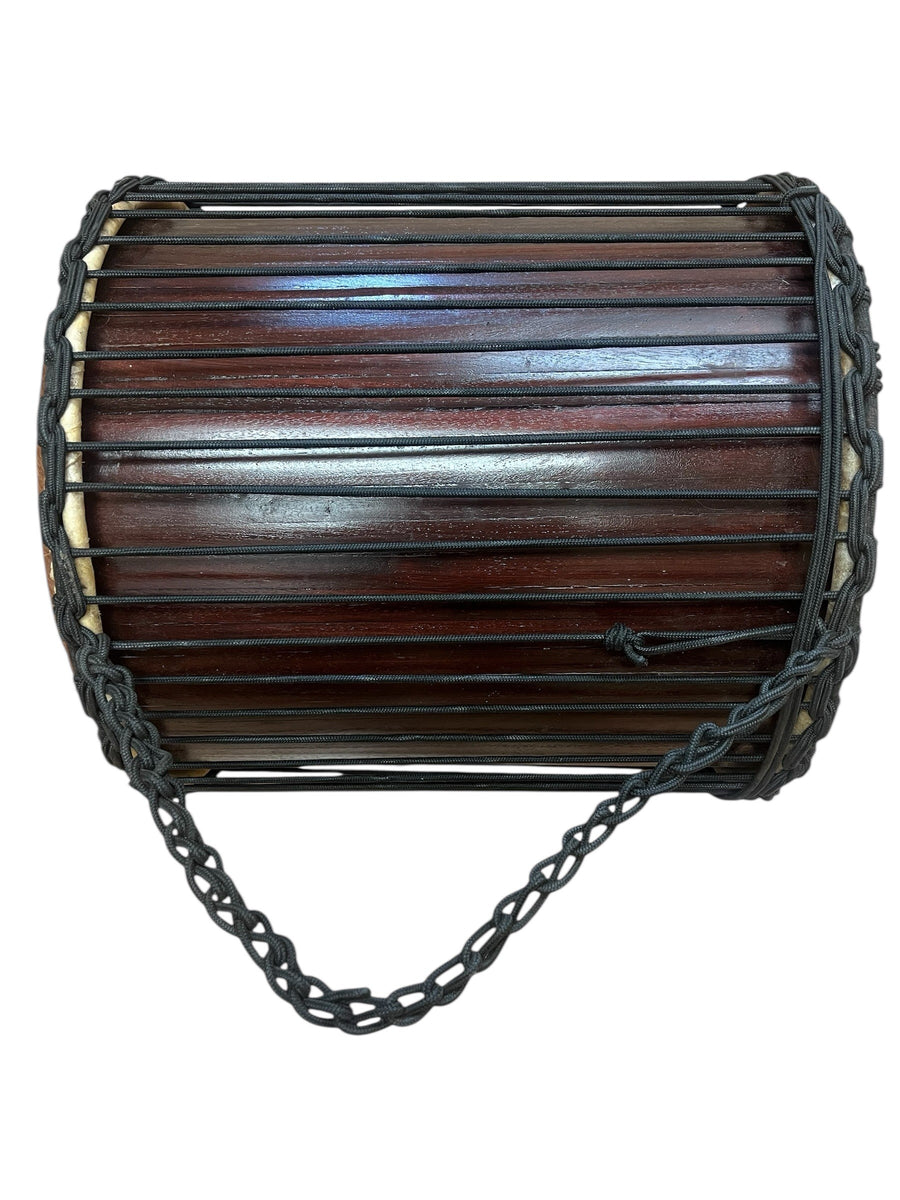 Dundun made of Teak finish 20 inch, dia 16