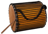 Dundun made of  Teak finish 20 inch, dia 16", Dunun, stick include