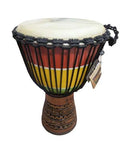 New Djembe Master Mali Style Rasta carv, 24" tall, 12.5-13" head