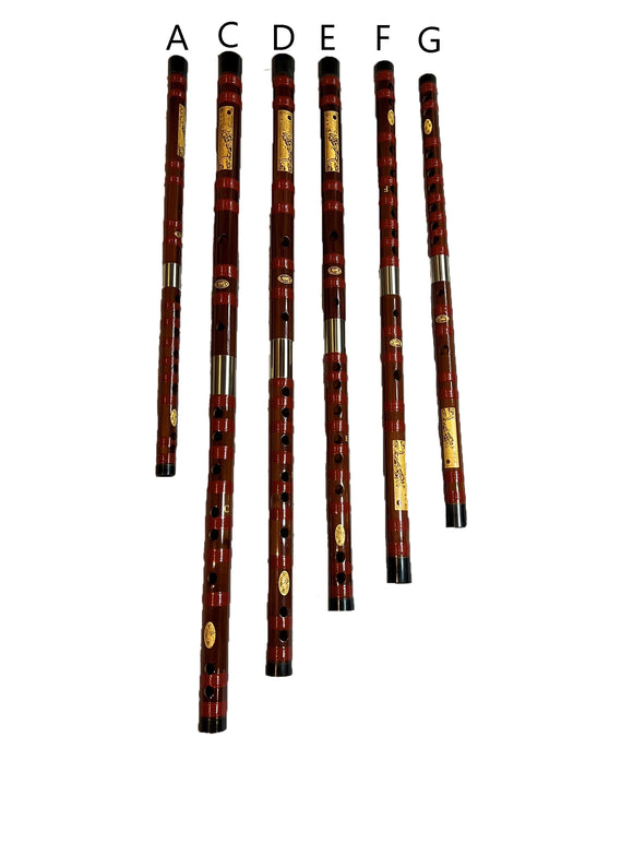 Dizi Flute Bamboo Chinese Tuned in A C D E F G