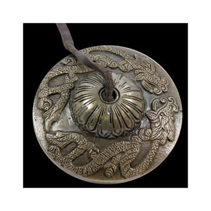 Tingsha Cymbals Bells Bronze Meditation For Chakra Healing Spiritual Dharma Handmade India 2.5 inch