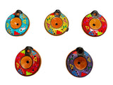Terre Ceramic Ocarina from Chile, 5 Styles, Handmade Musical Instrument