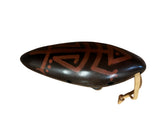 Terre 12 Hole Andean Ceramic Ocarina Chile Handmade Folk 4 x 6 Inch