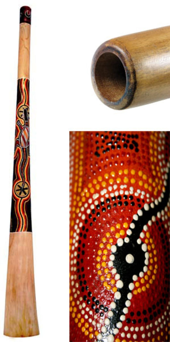 Didgeridoo Teak 51 inch painted