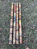 Didgeridoo burned-painted 47" long