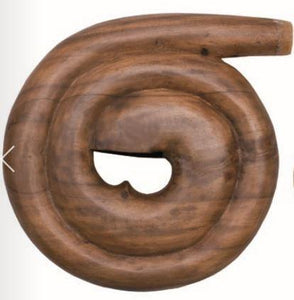 Didgeridoo spiral big Suar, 14" diameter