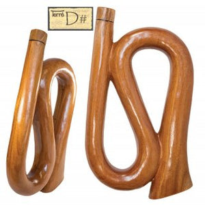 Travel Didgeridoo Saxophone tuned Dis, 14" Length, 11" Width, 2" Mouth