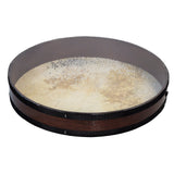 Natural Sounding Percussion Ocean Drum with Wave Beads and Hardwood Frame, Goat and Plexy-Skin 12" inch