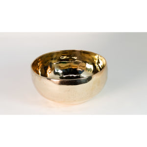 Singing Bowl Handmade Meditation Healing Bowl With Mallet and felt Made of Brass-Bronze(6.3 inch)